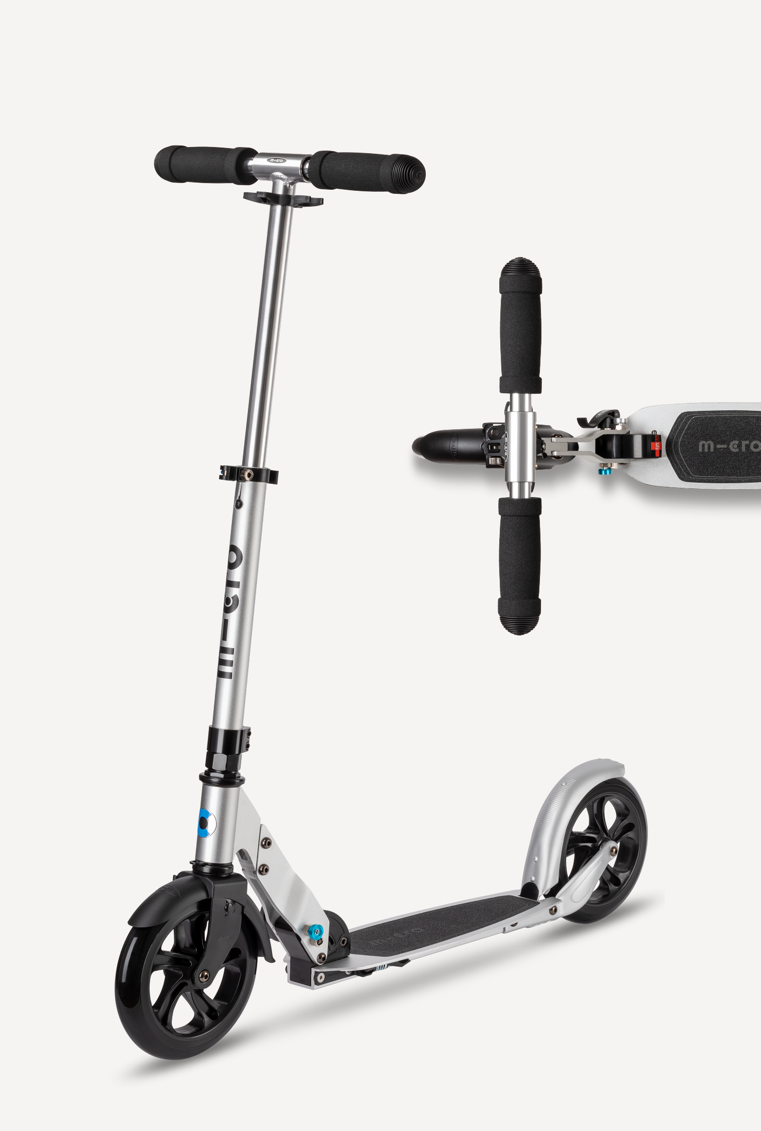 Micro Classic Matte Silver Scooter