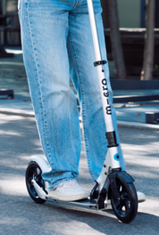 Micro Classic Matte Silver Scooter
