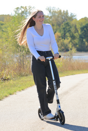Micro Classic Matte Silver Scooter