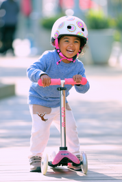 Micro Mini Glitter LED Scooter