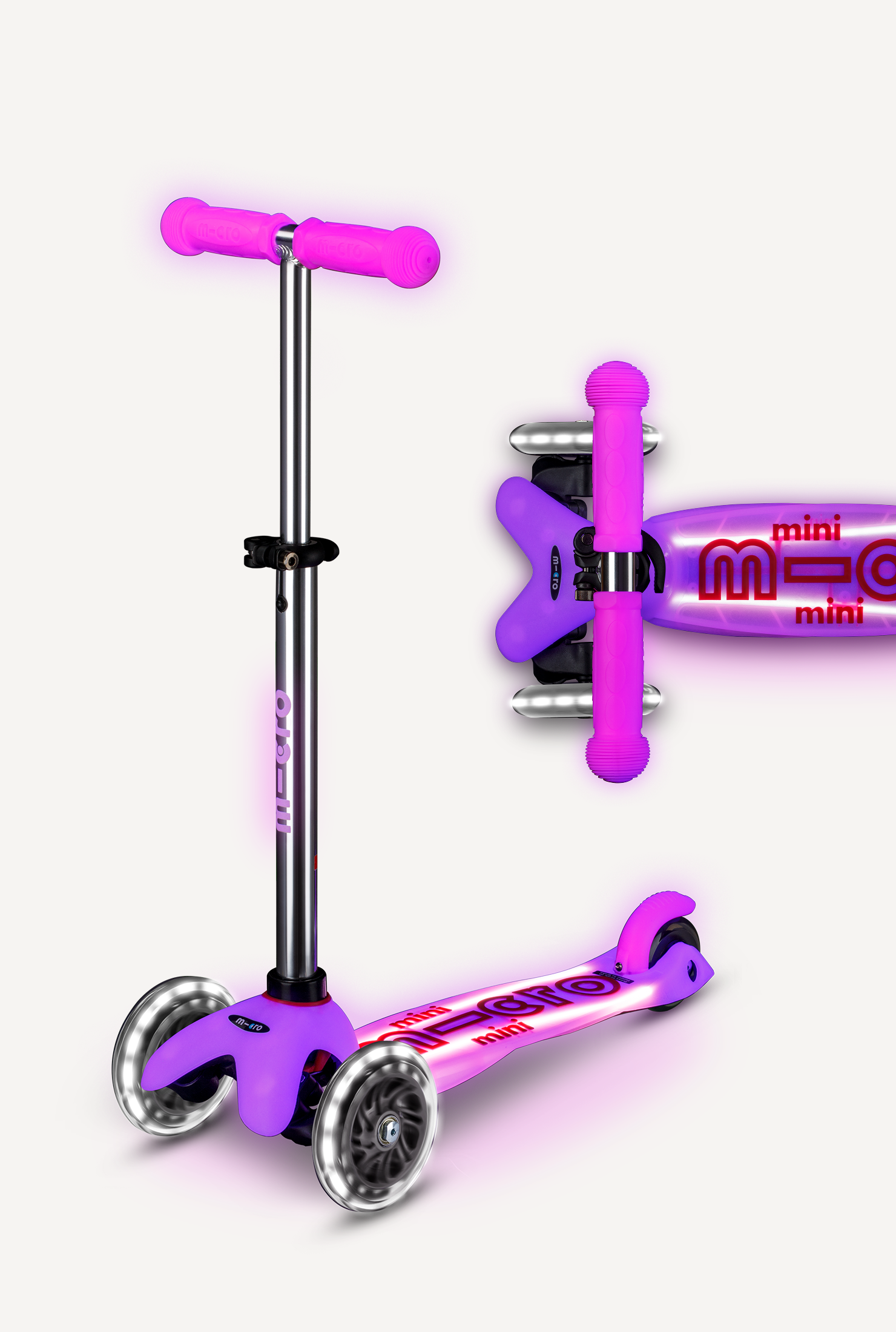 Micro Mini Glow Plus LED Scooter