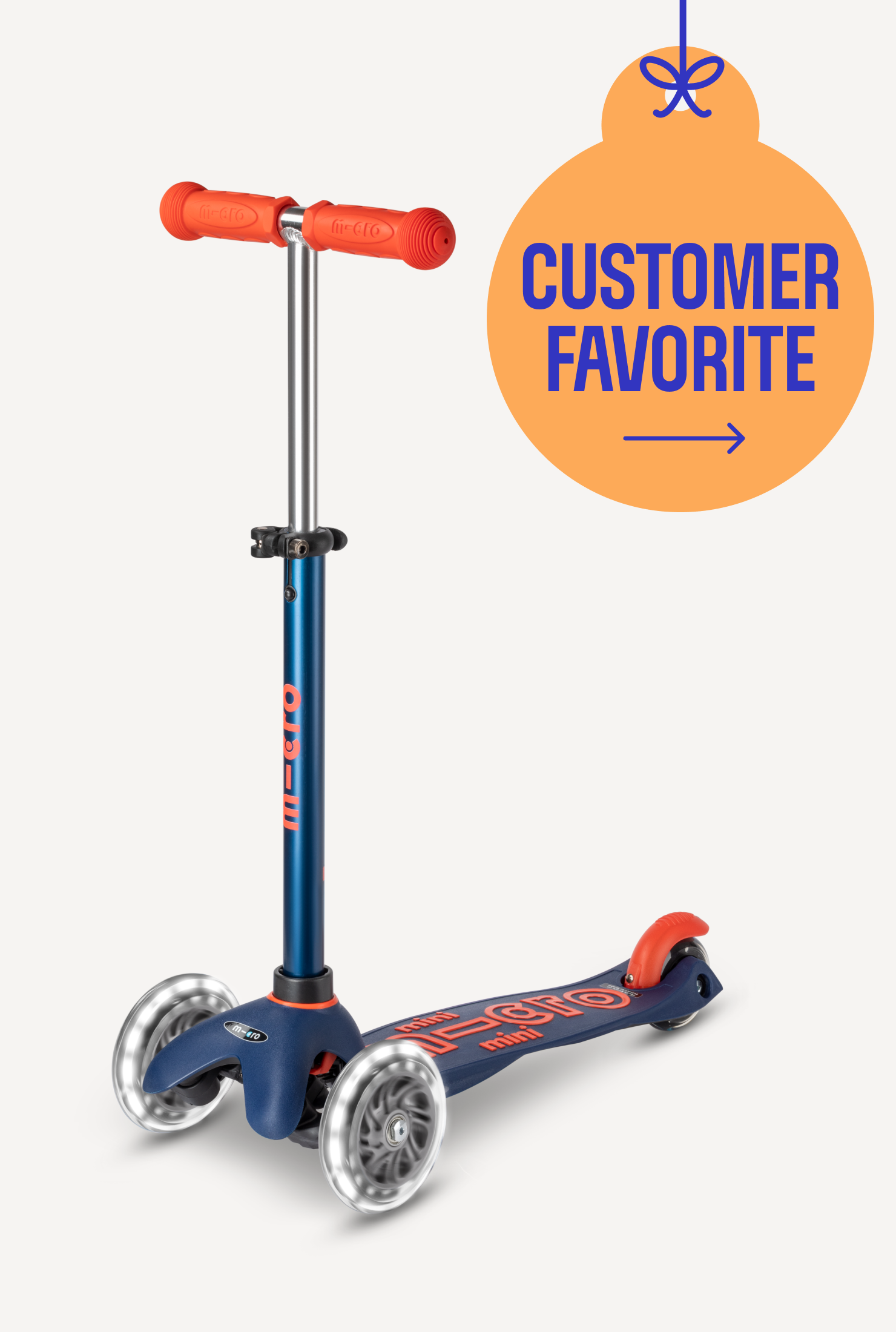 Micro Mini LED Scooter