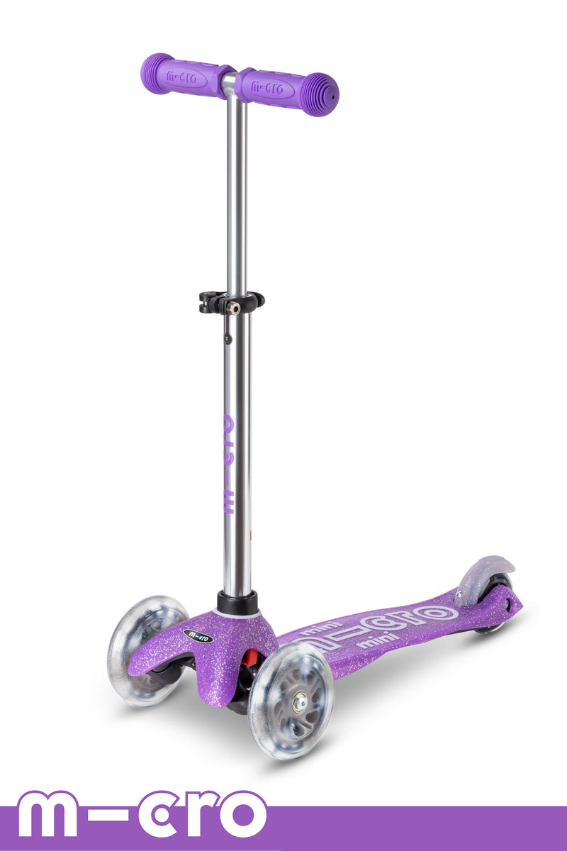 Micro Mini Glitter LED Scooter