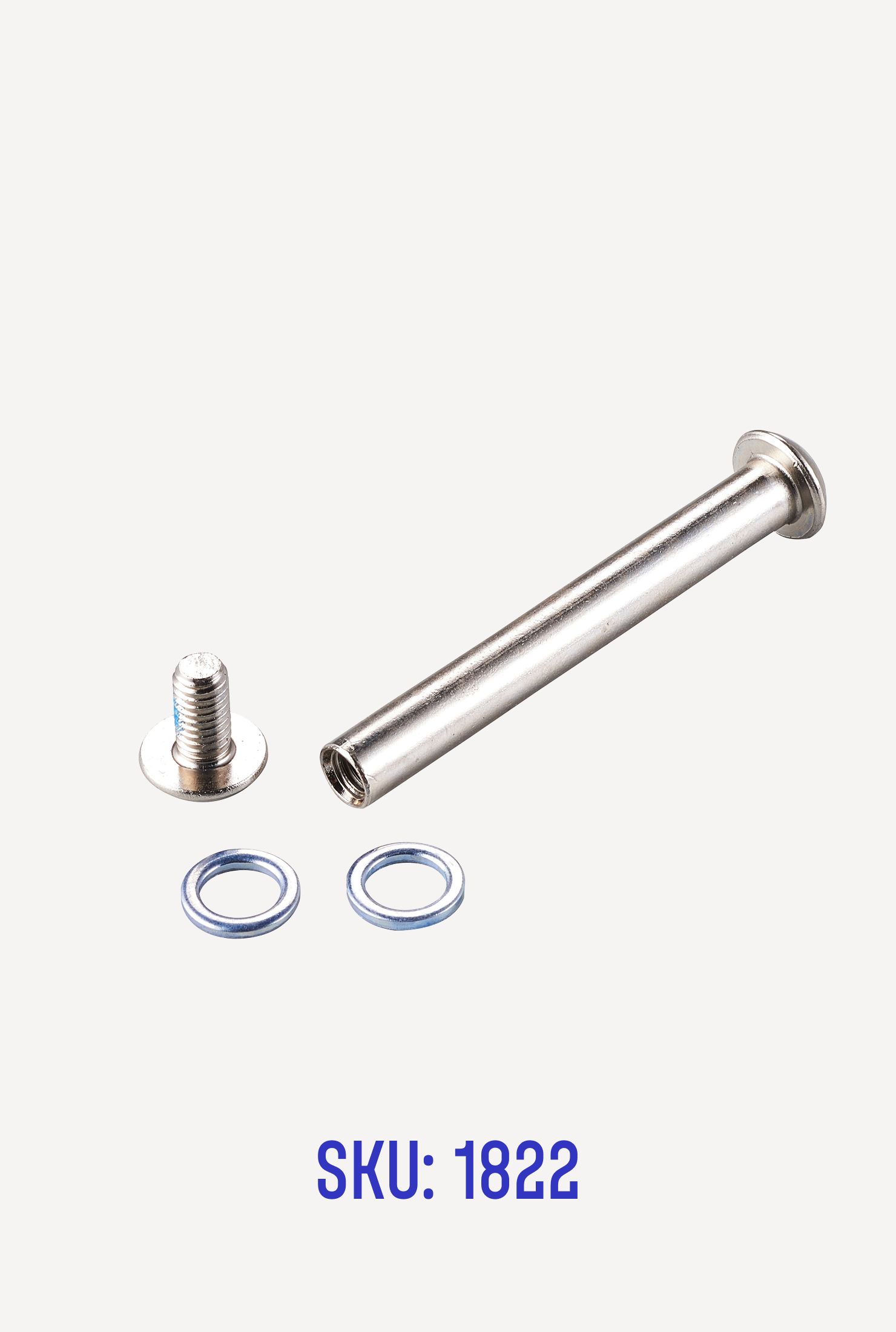 Parts: 65mm Rear wheel axle (with spacers) for Flex