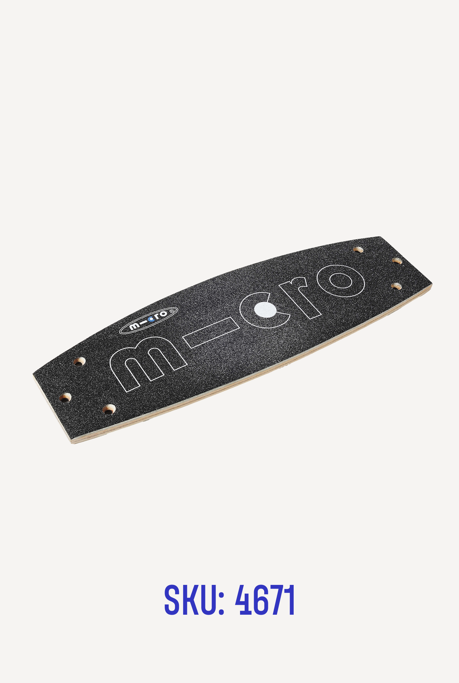 Parts: Deck (with griptape) for Monster Kickboard