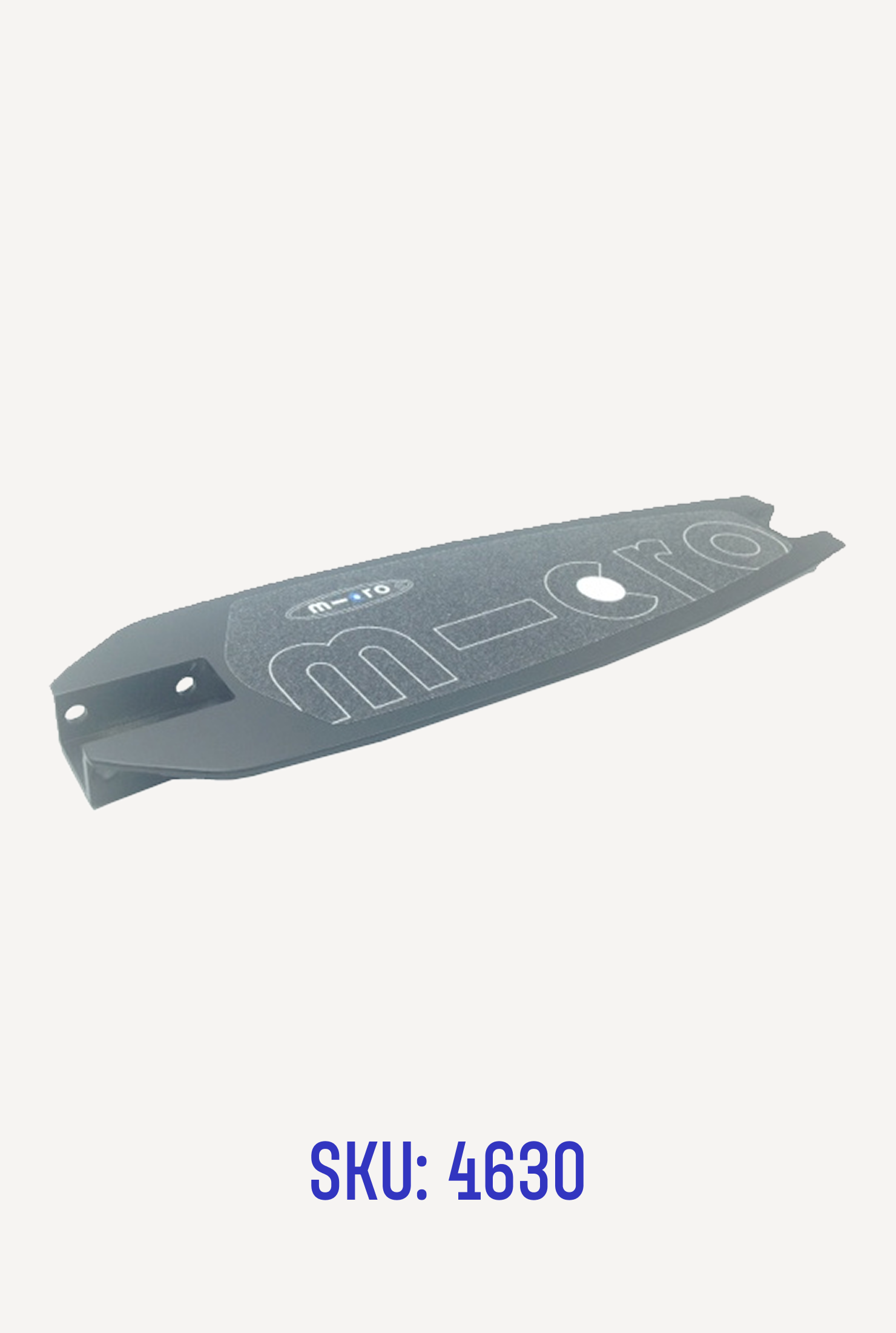 Parts: Deck & Griptape for Micro Classic (Black)