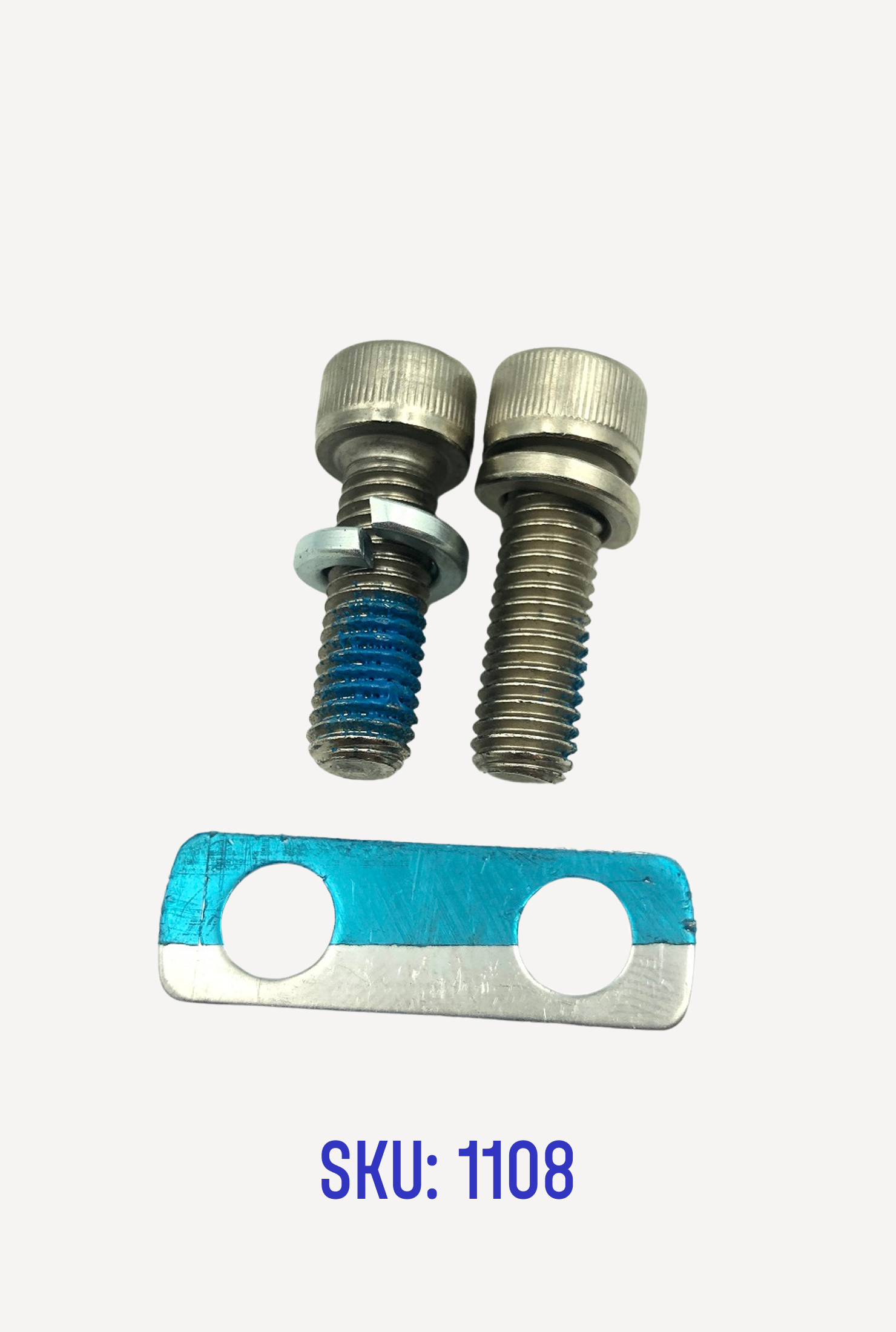 Parts: Plate with Screws & Securing Washers (2) for Adult Kickboard Handlebars