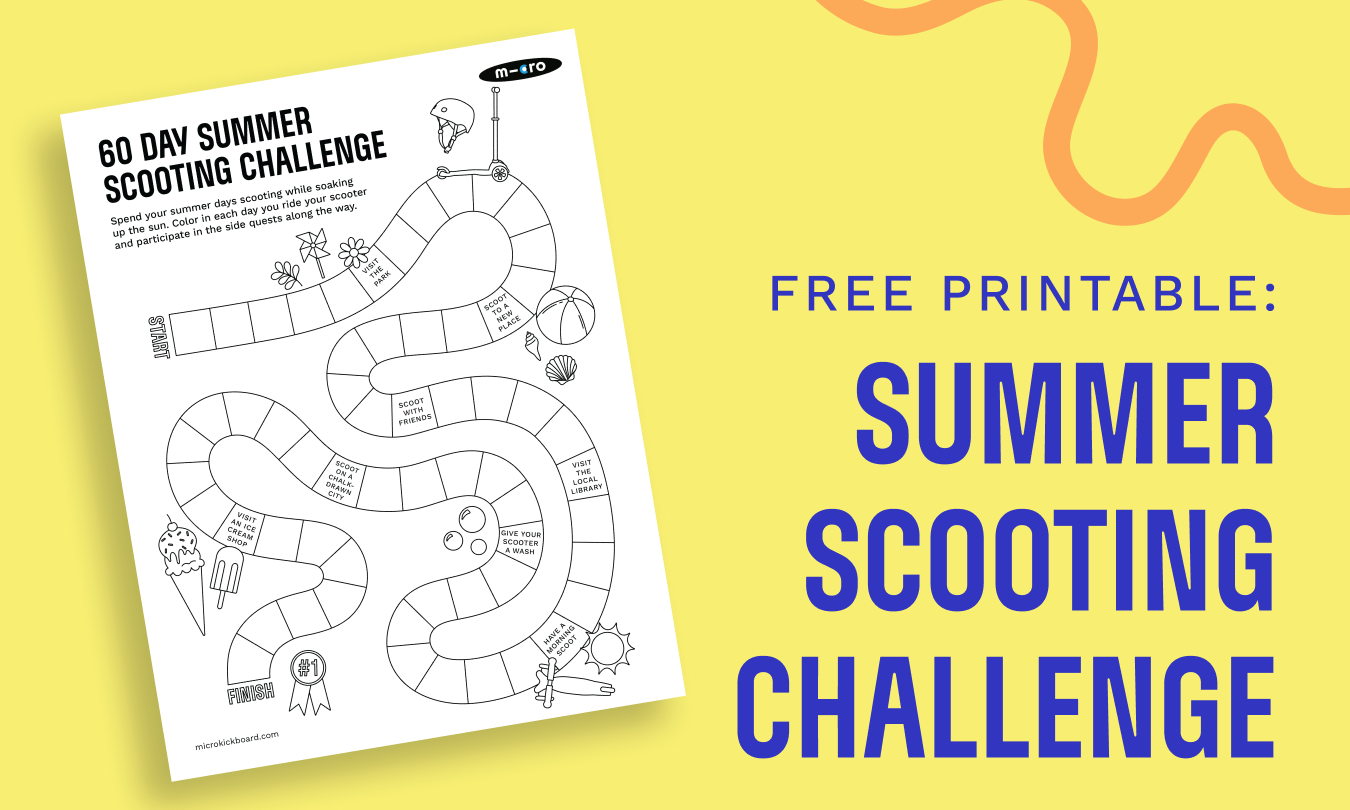 60-Day Summer Scooting Challenge: Free Printable!