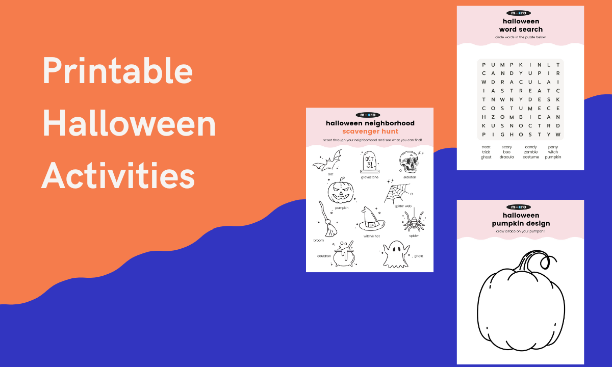Halloween Printable Activities for Kids