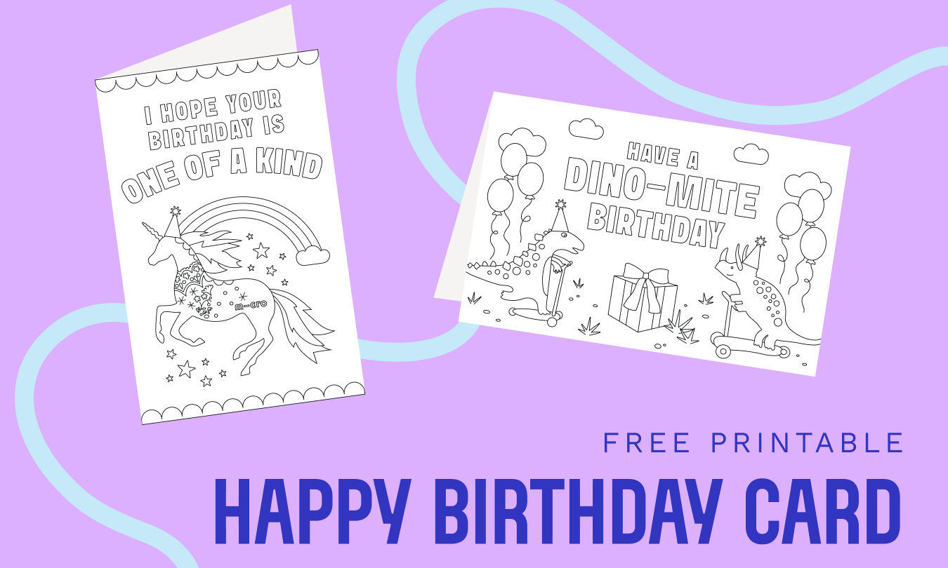 Happy Birthday Card: Free Printable!