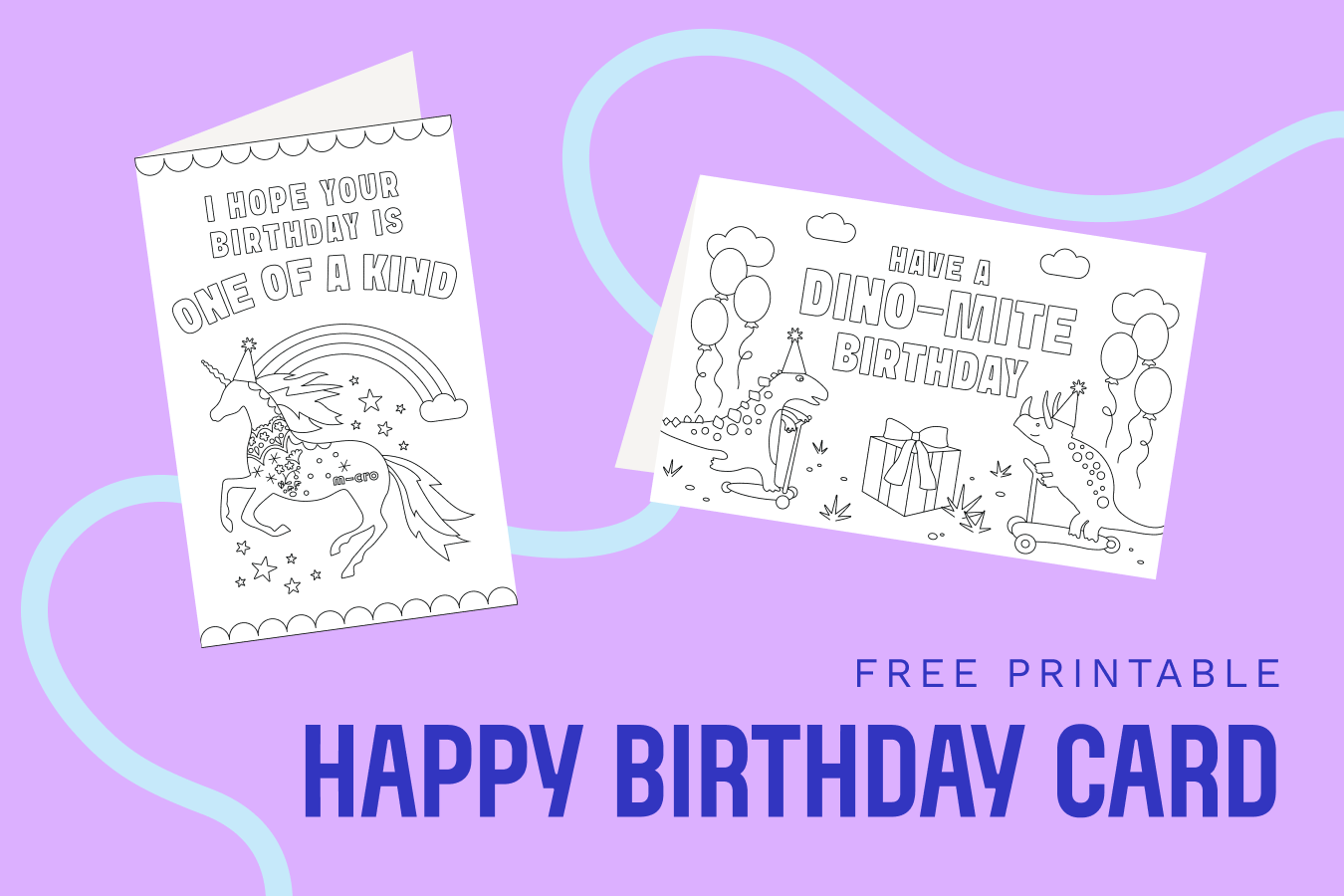 Happy Birthday Card: Free Printable!