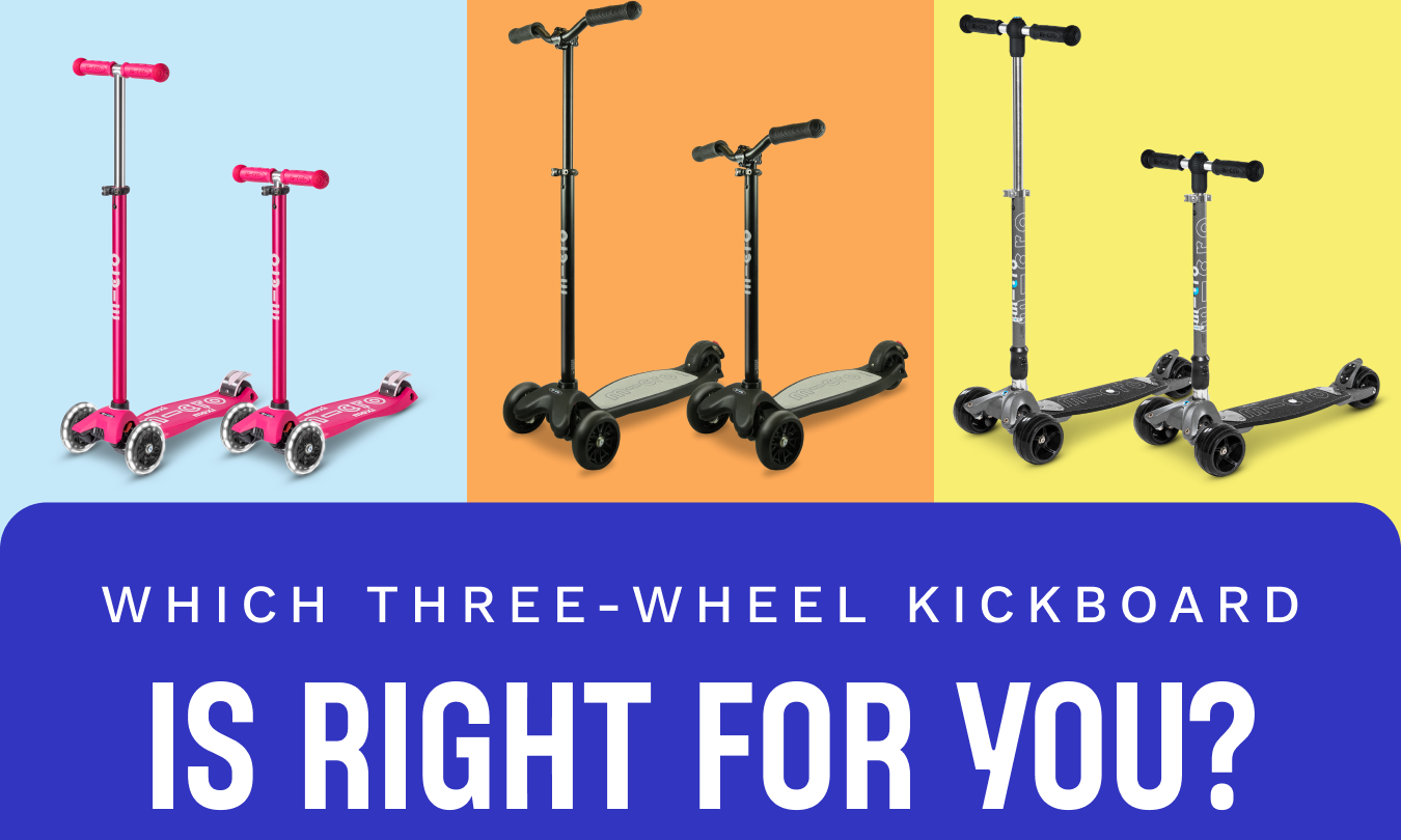 Maxi Scooter, Kickboard Reloaded, or Kickboard Monster? Which Three-Wheel Kickboard is the Right Choice for You?