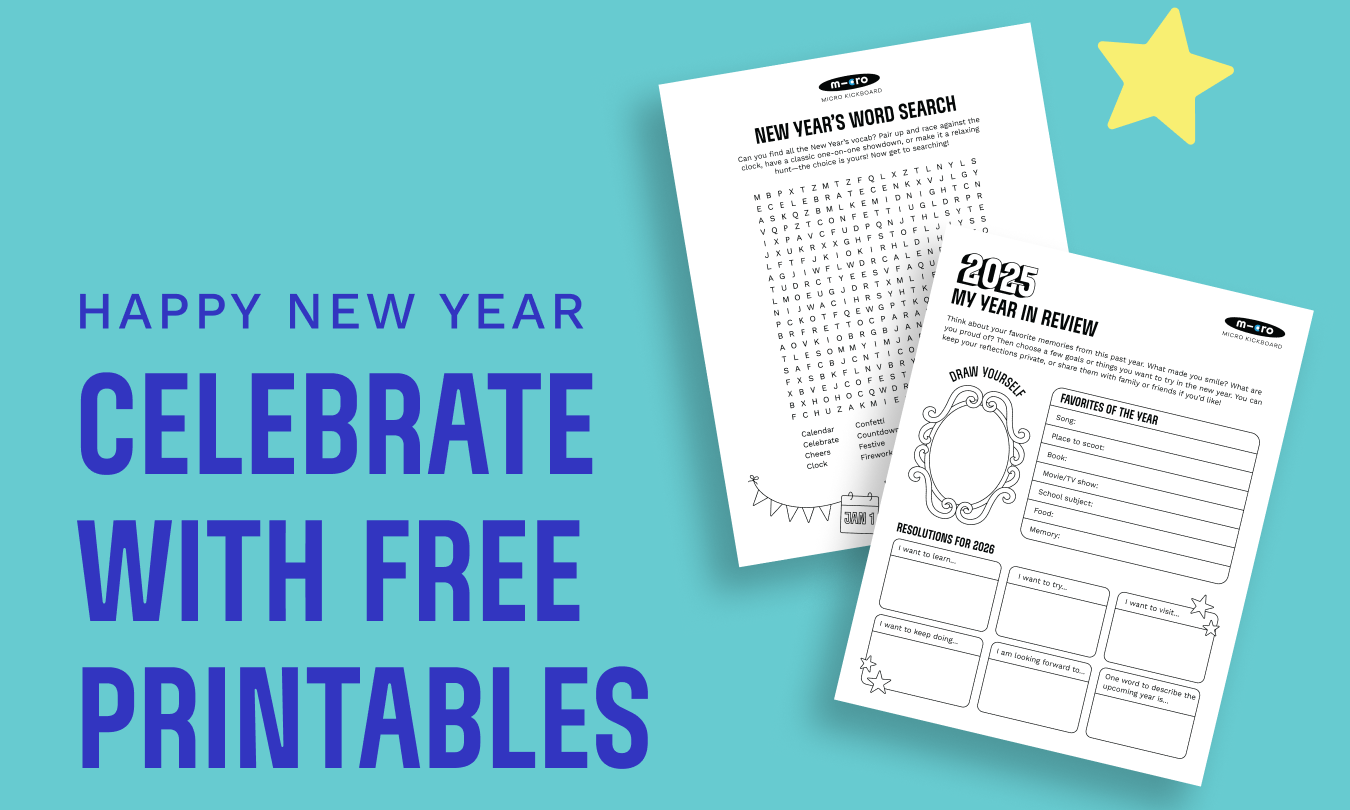 Happy New Year! Celebrate with Free Printable Activities!
