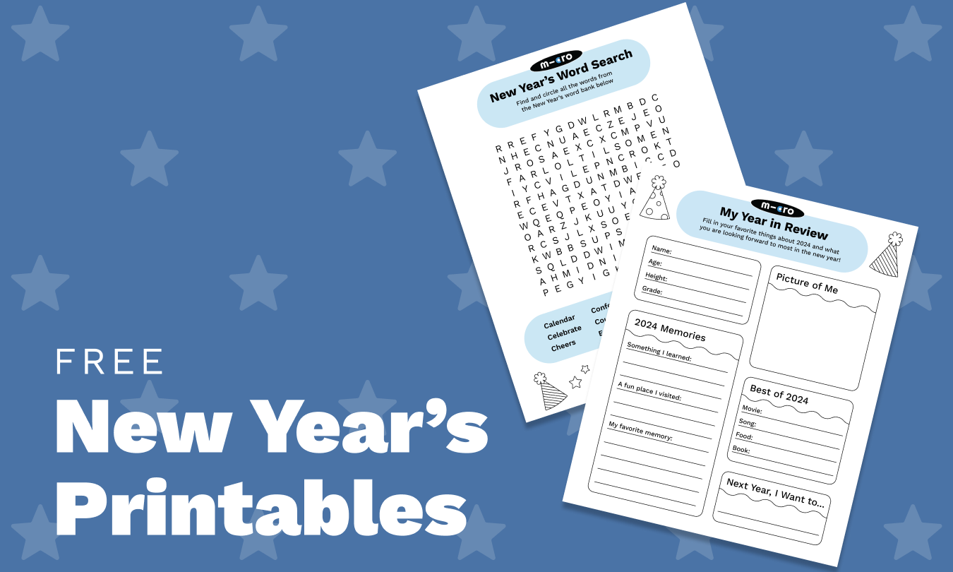 Free New Year's Printable Activities