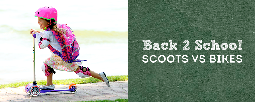 Back to School: Scoot vs. Bike