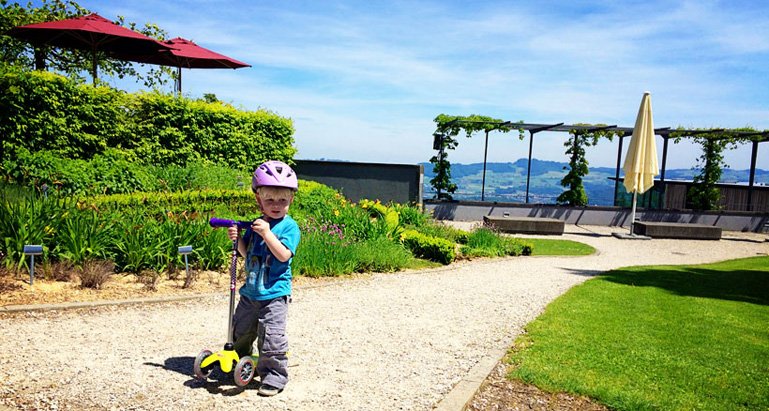 Micro Scooters and Walking On Travels