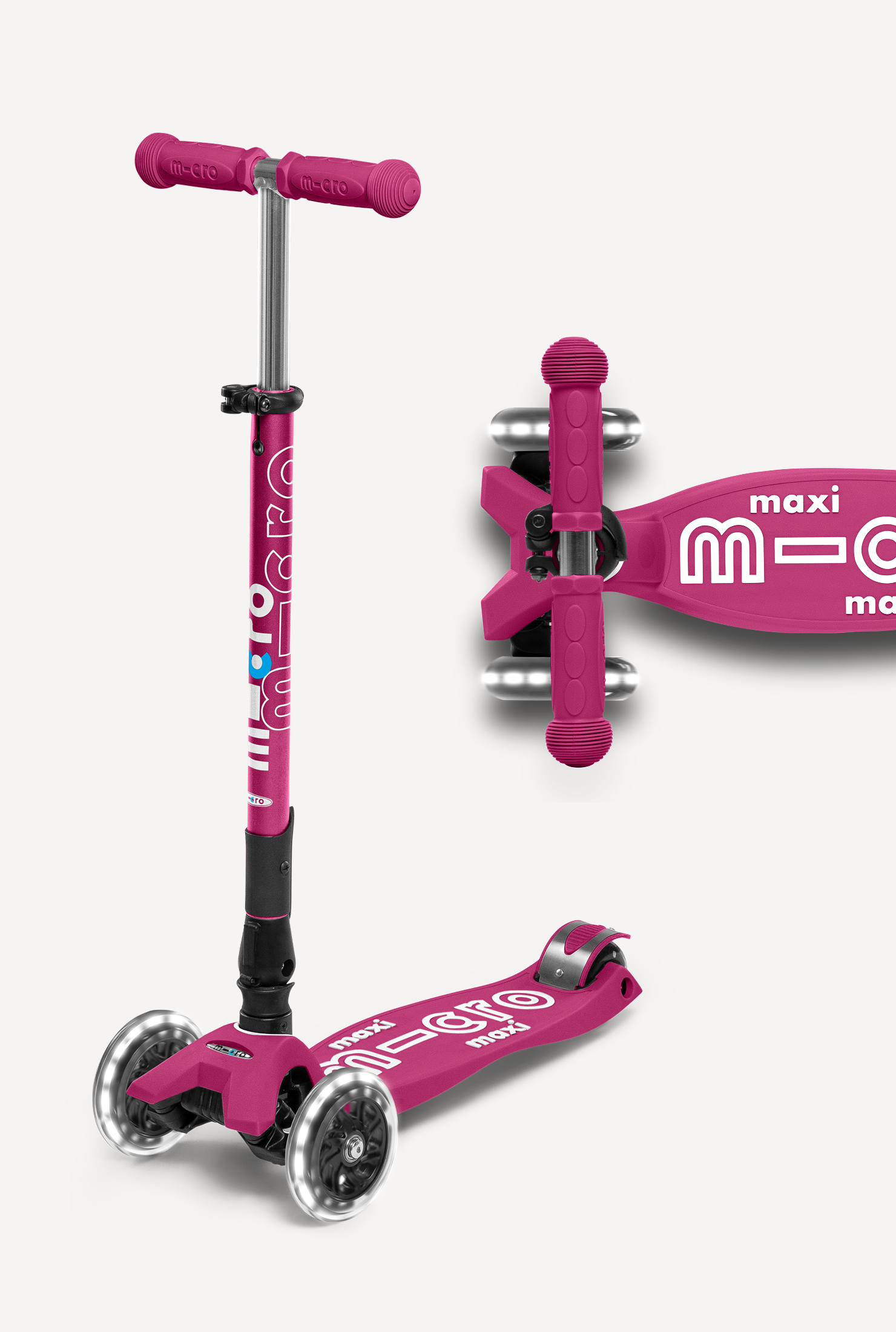 Maxi Micro Deluxe Scoote(キックボード) Micro Maxi Foldable LED | Child Scooter | Micro Kickboard