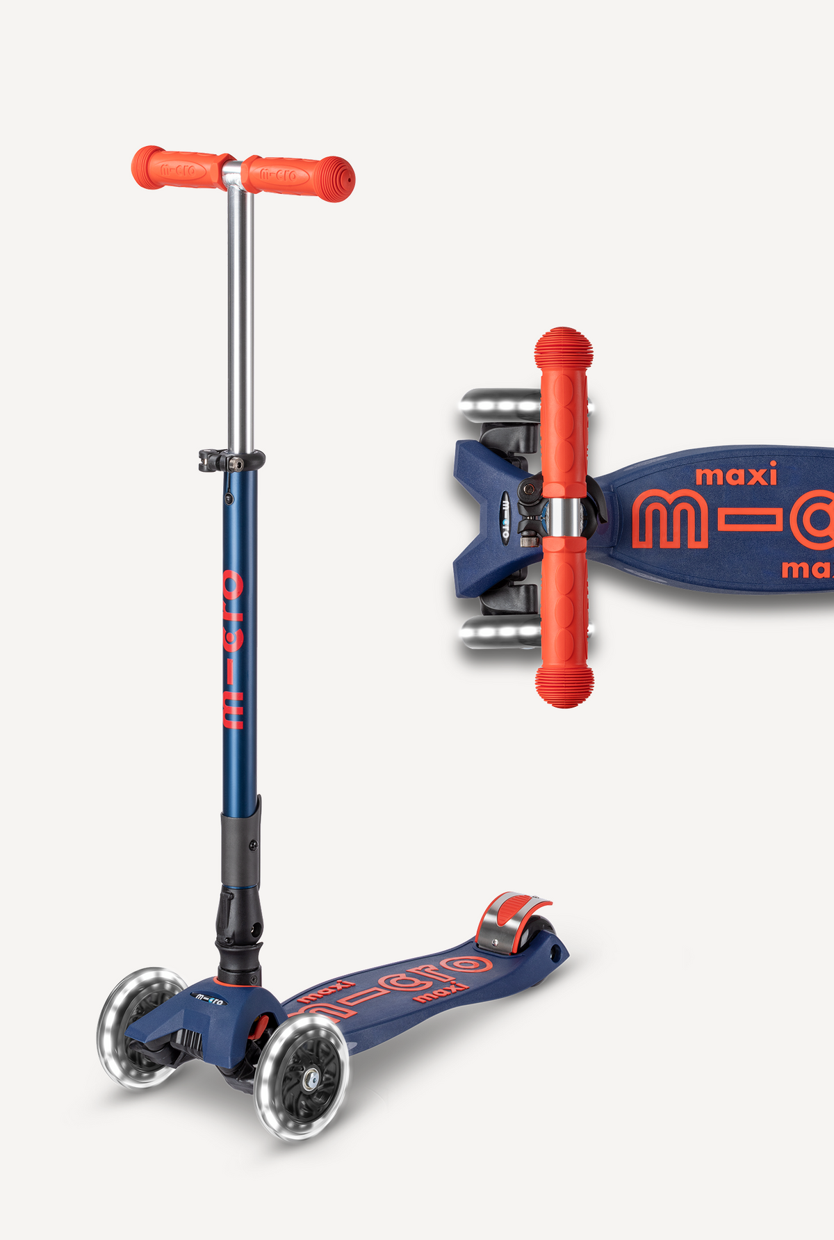 Warehouse Deals Micro Maxi Foldable LED Scooter – Micro Kickboard