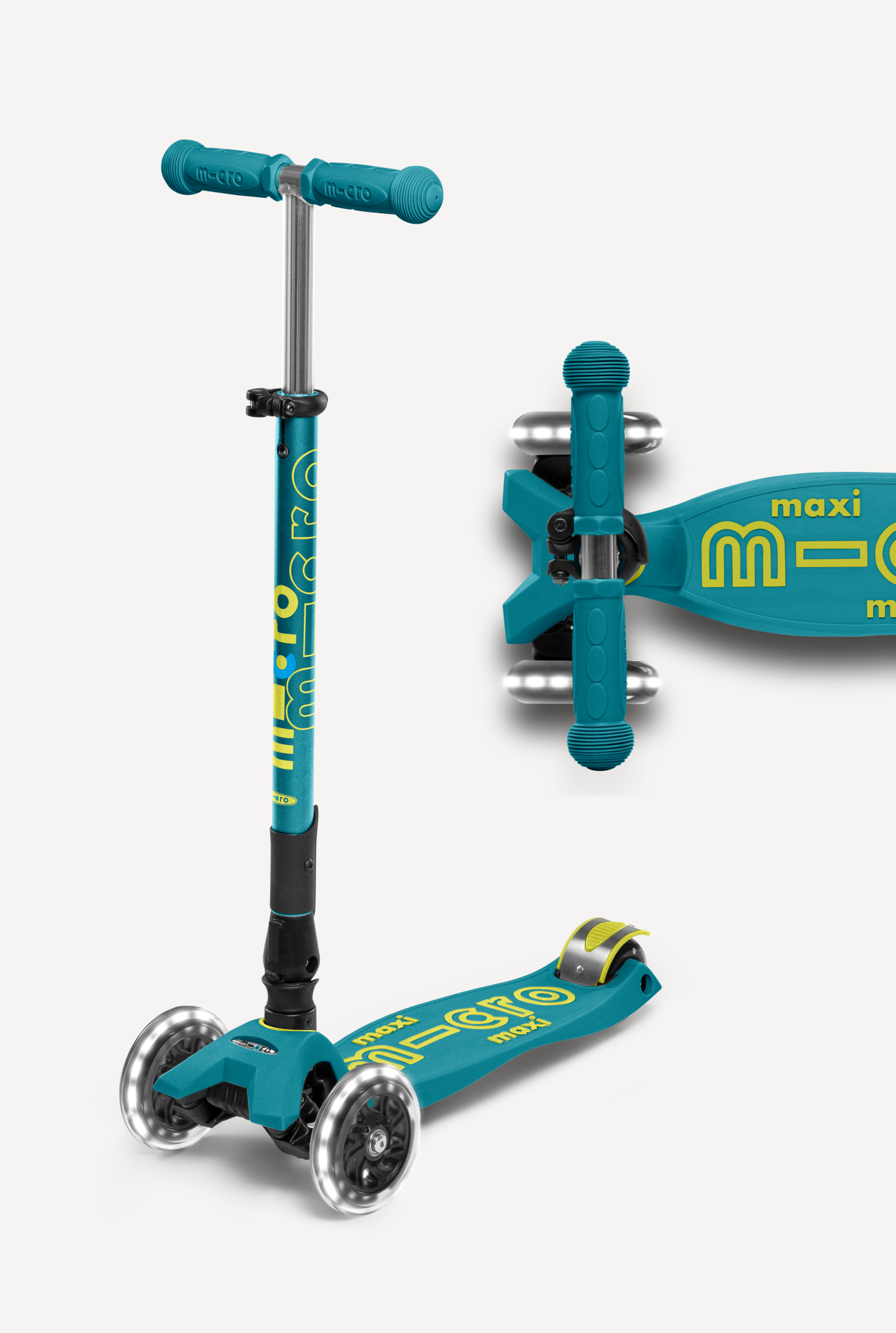 Micro Maxi Foldable LED | Child Scooter | Micro Kickboard
