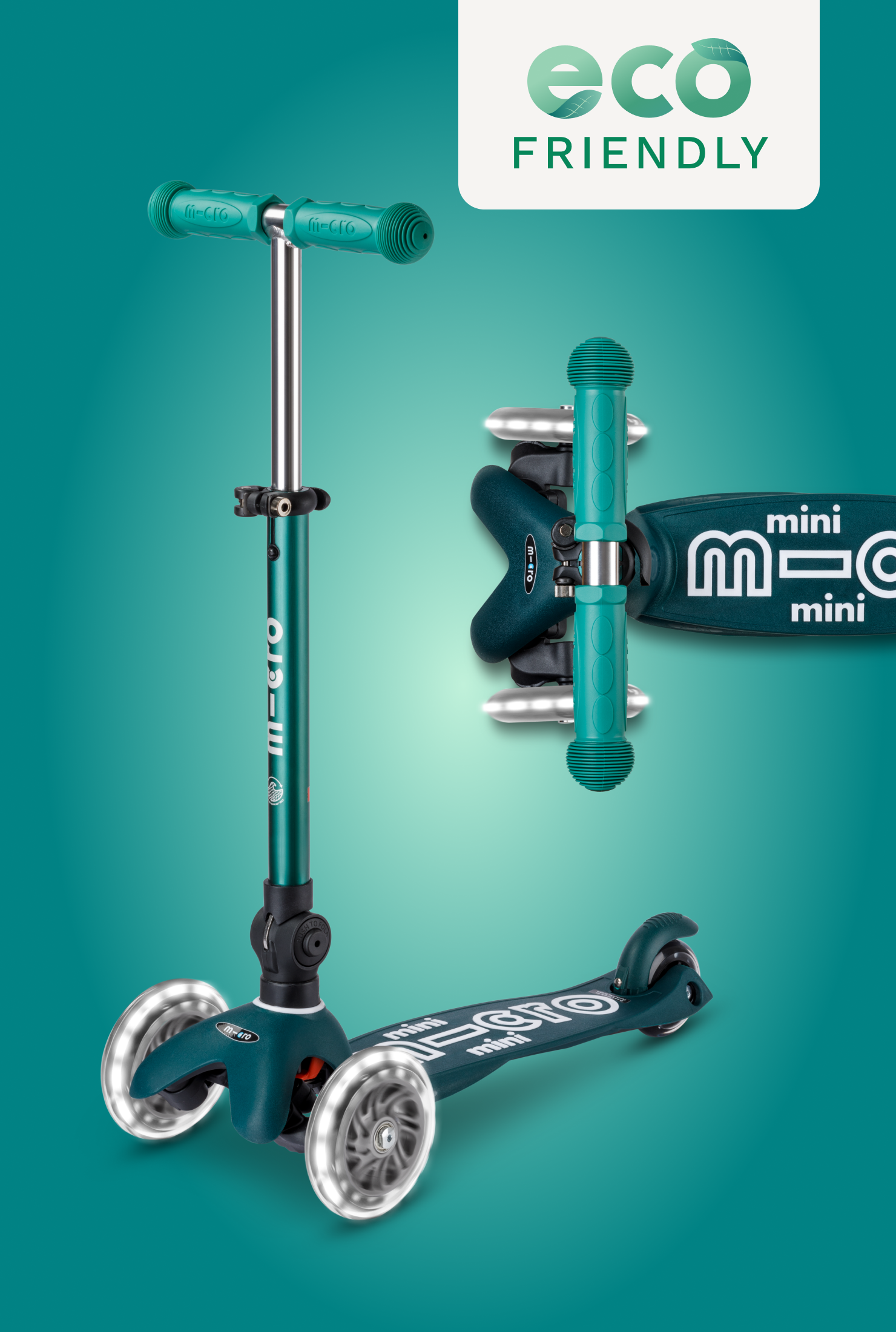 Micro Mini Foldable ECO LED Scooter