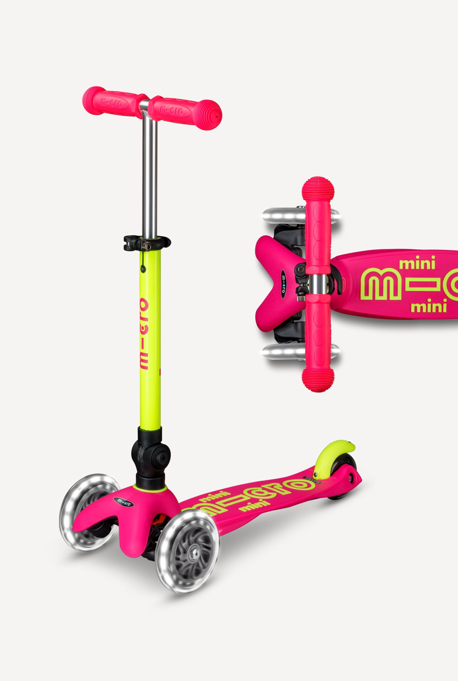 Micro Mini Foldable LED Scooter