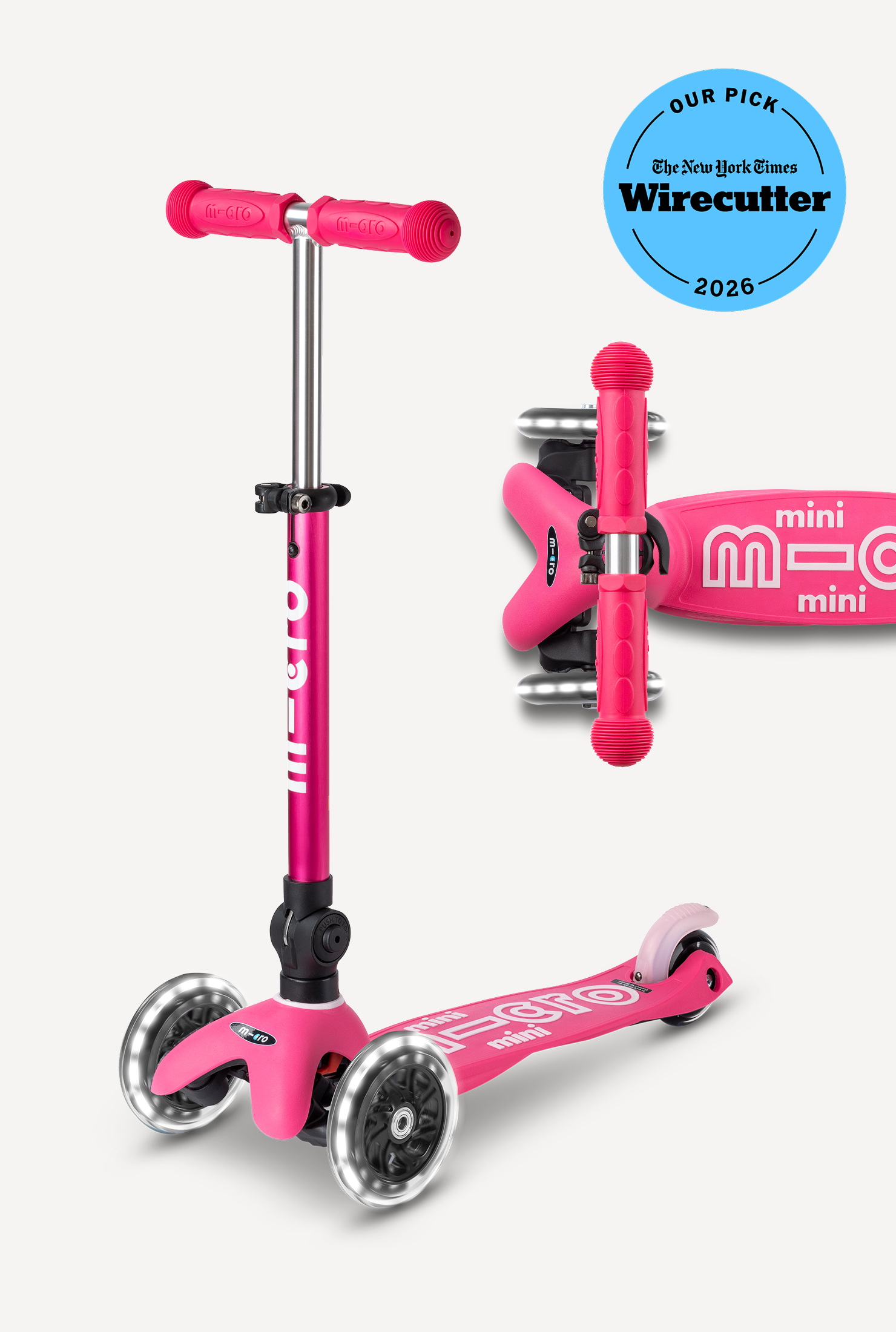 Micro Mini Foldable LED Scooter