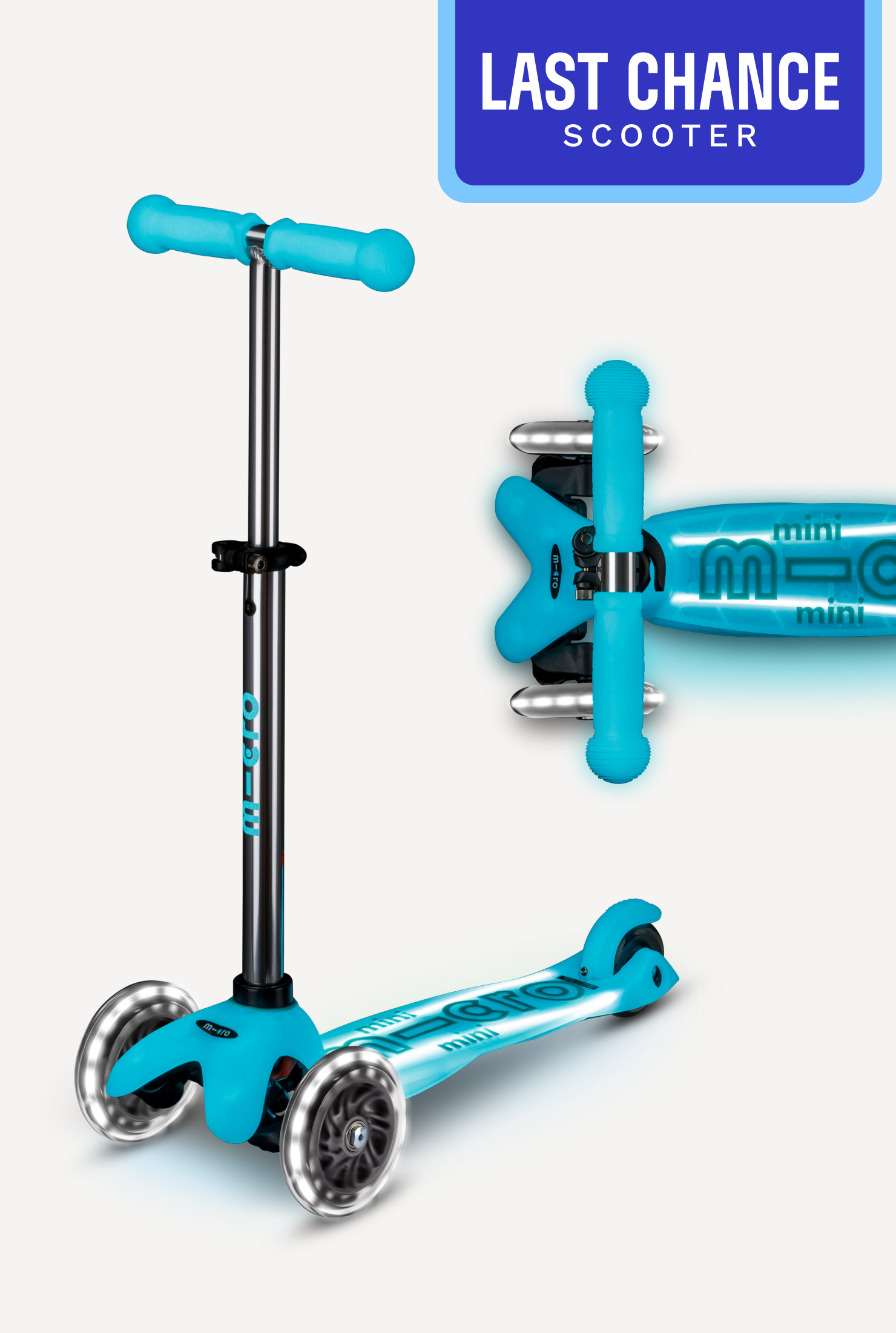 Micro Mini Glow Plus LED Scooter (Last Chance) view 1