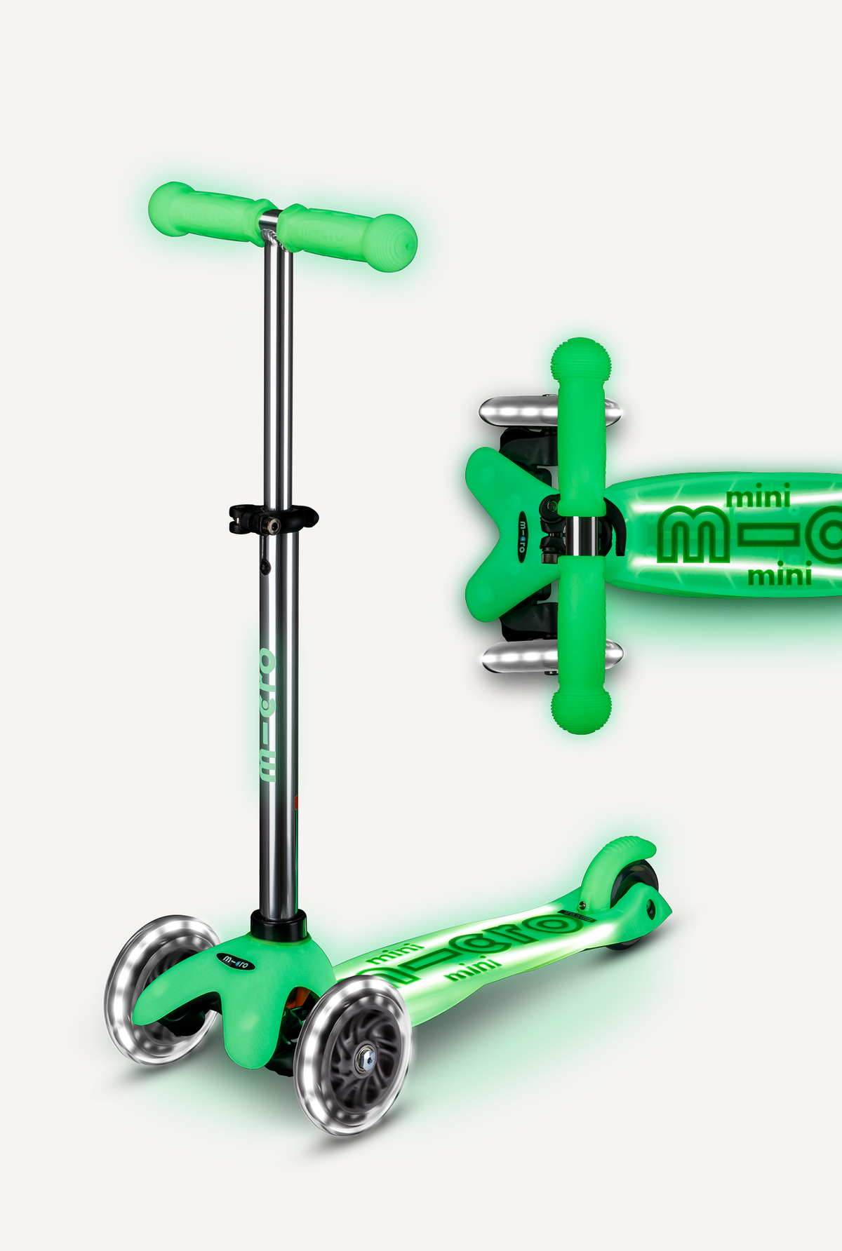 micro mini グリーンスケーター Micro Mini Glow Plus LED Scooter – Micro Kickboard