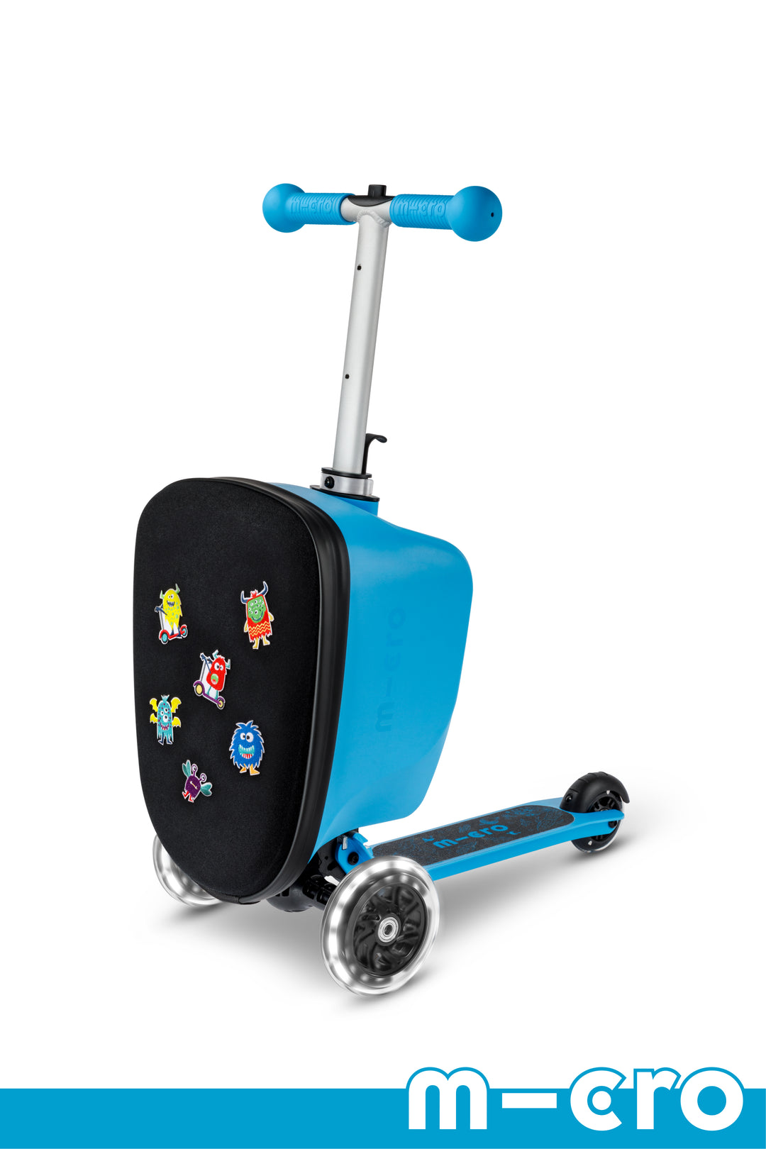 Scooter and suitcase online