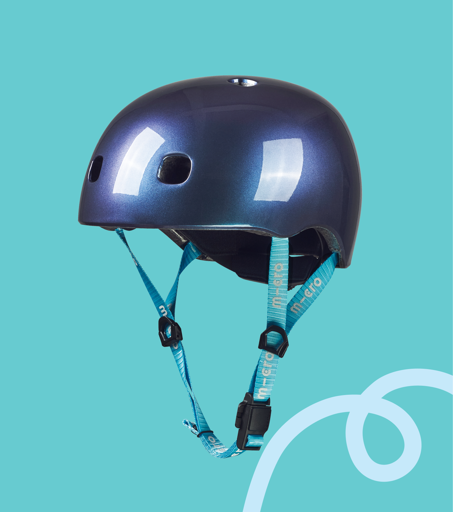 Neochrome Blue Helmet