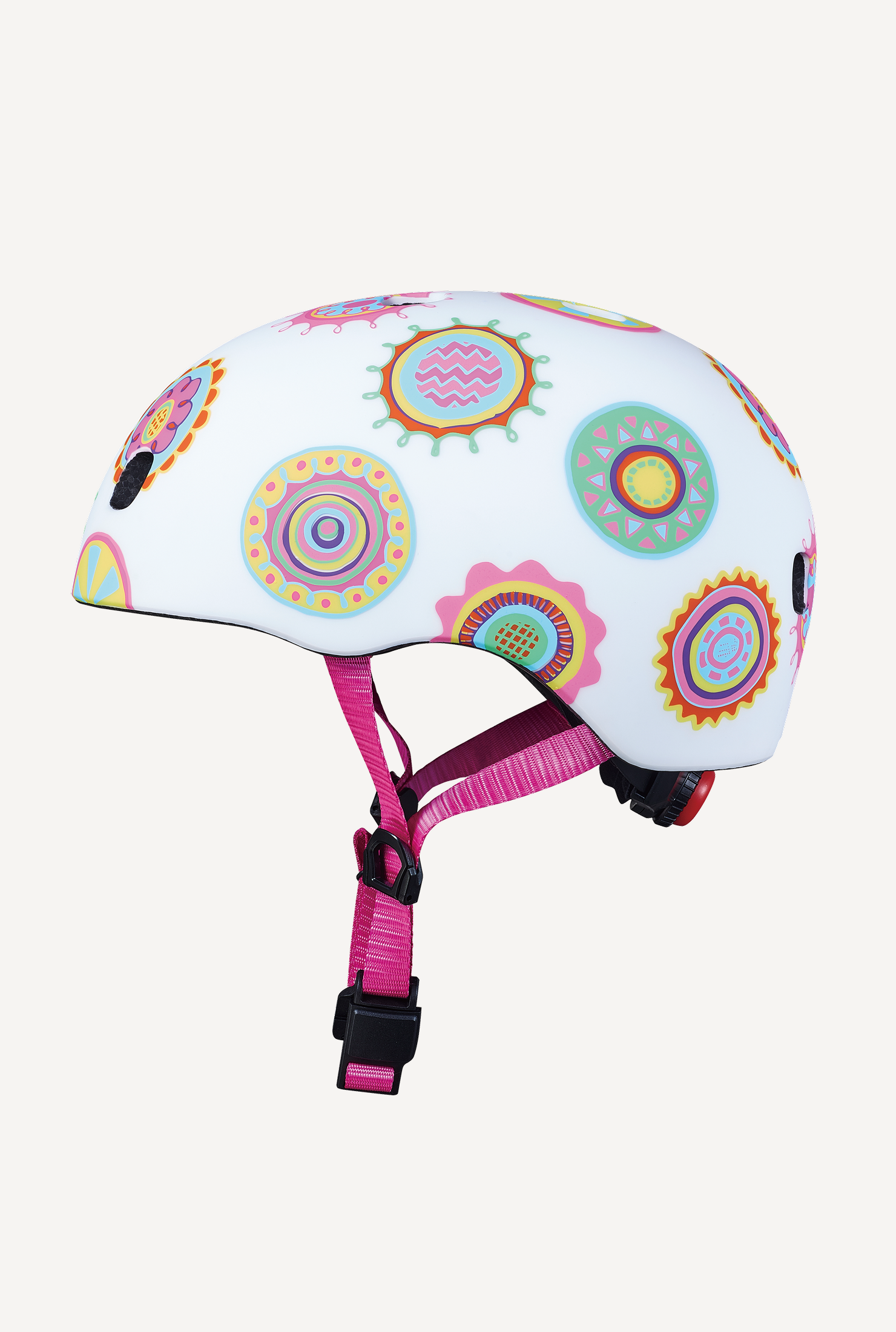 Micro Pattern Helmet + Foldable Basket