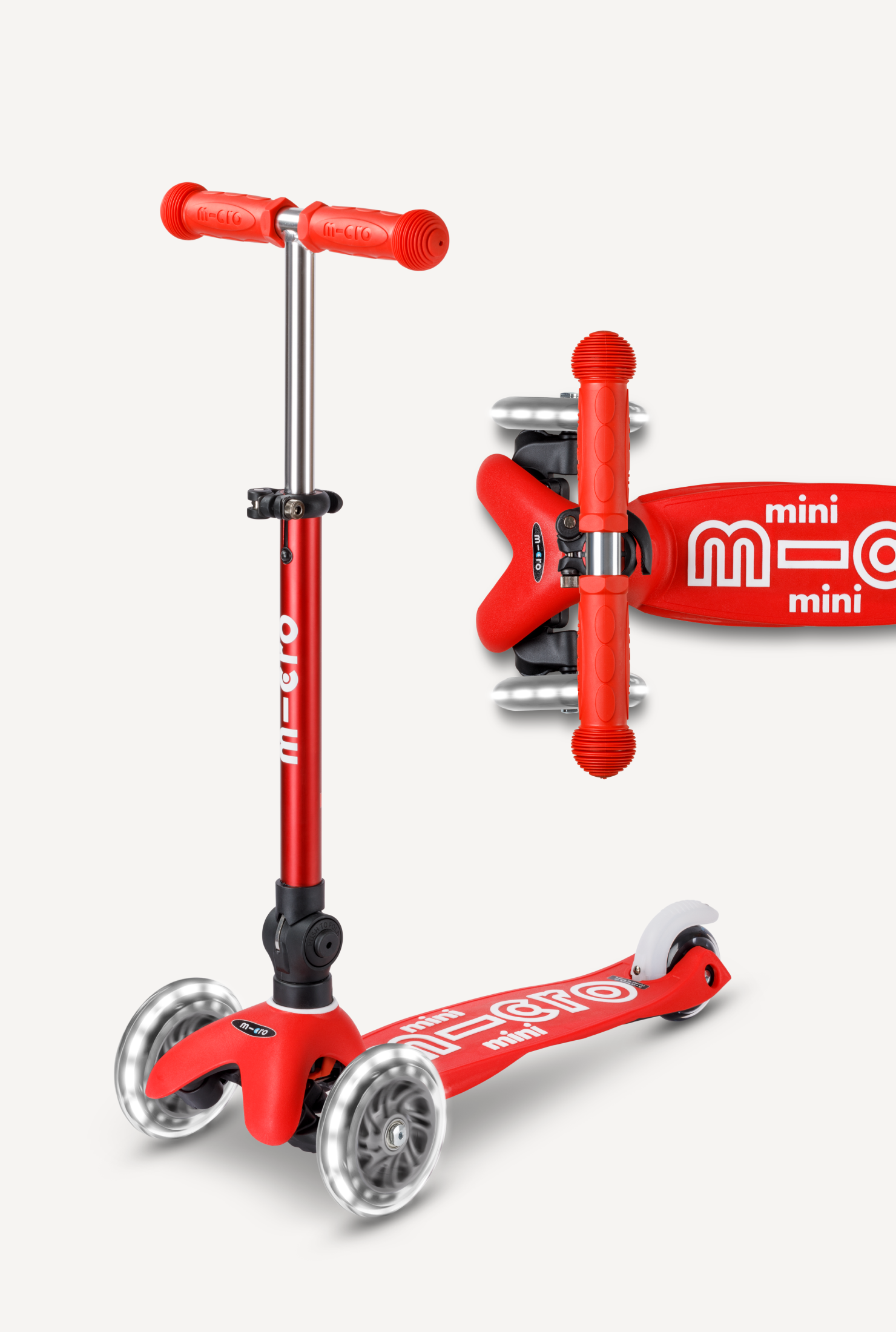 Micro Mini Foldable LED Scooter