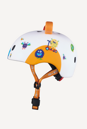 Micro Pattern Helmet + Foldable Basket