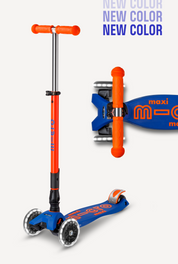Micro Maxi Foldable LED Scooter