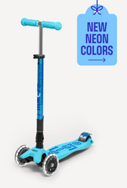 Micro Maxi Foldable LED Scooter