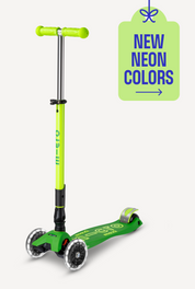 Micro Maxi Foldable LED Scooter