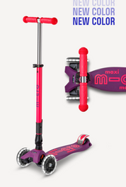 Micro Maxi Foldable LED Scooter