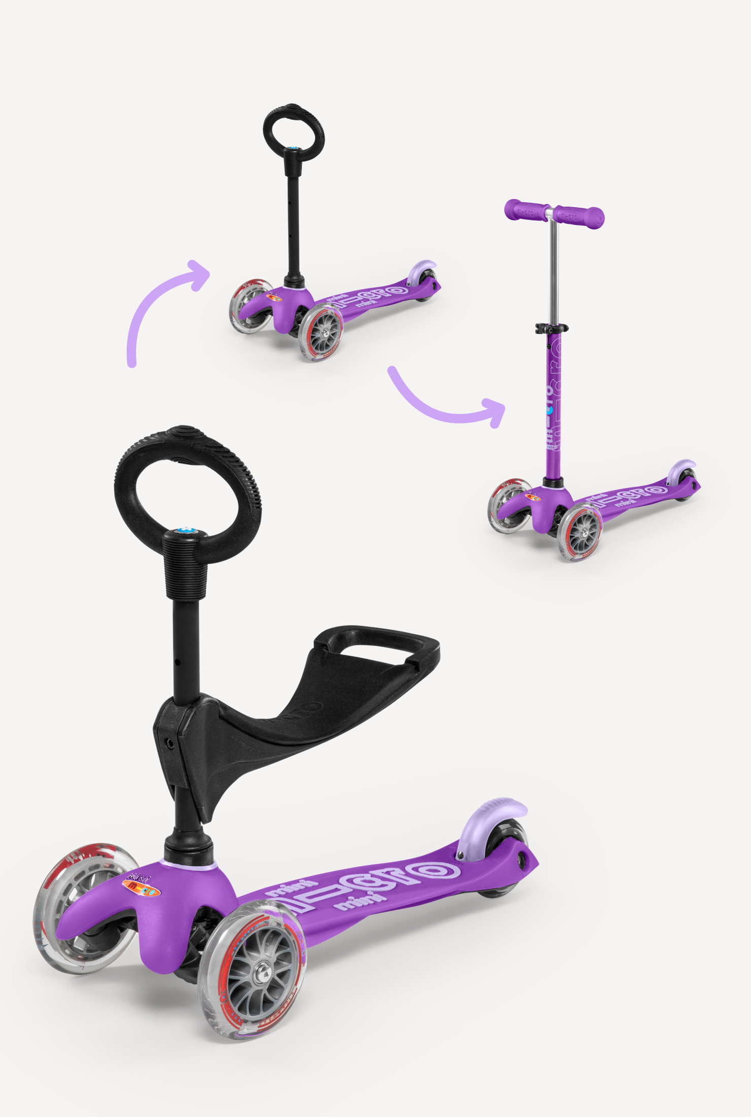 Warehouse Deals Micro Mini 3in1 Scooter