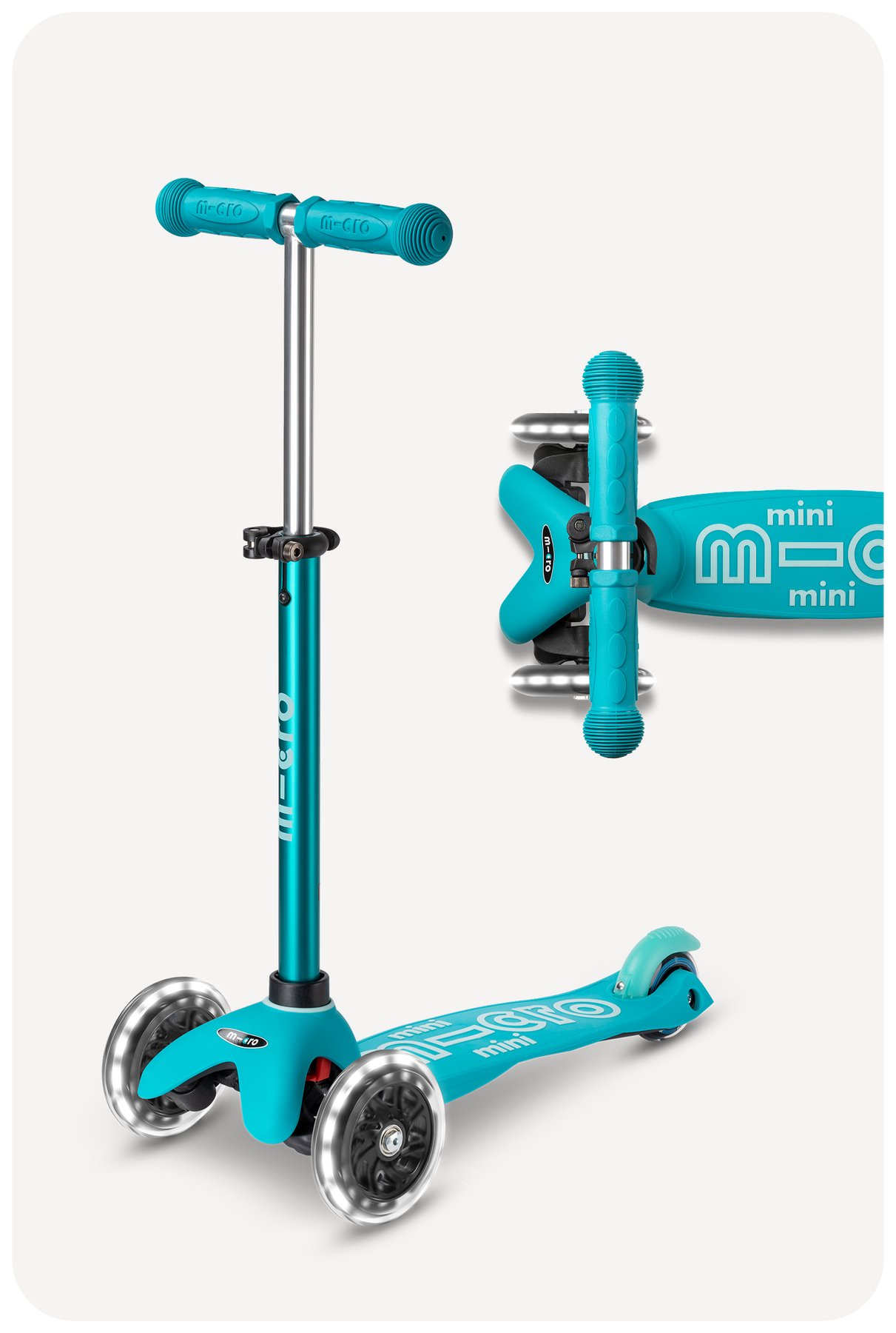 Micro Mini LED Scooter | Toddler + Child Scooter | Micro Kickboard
