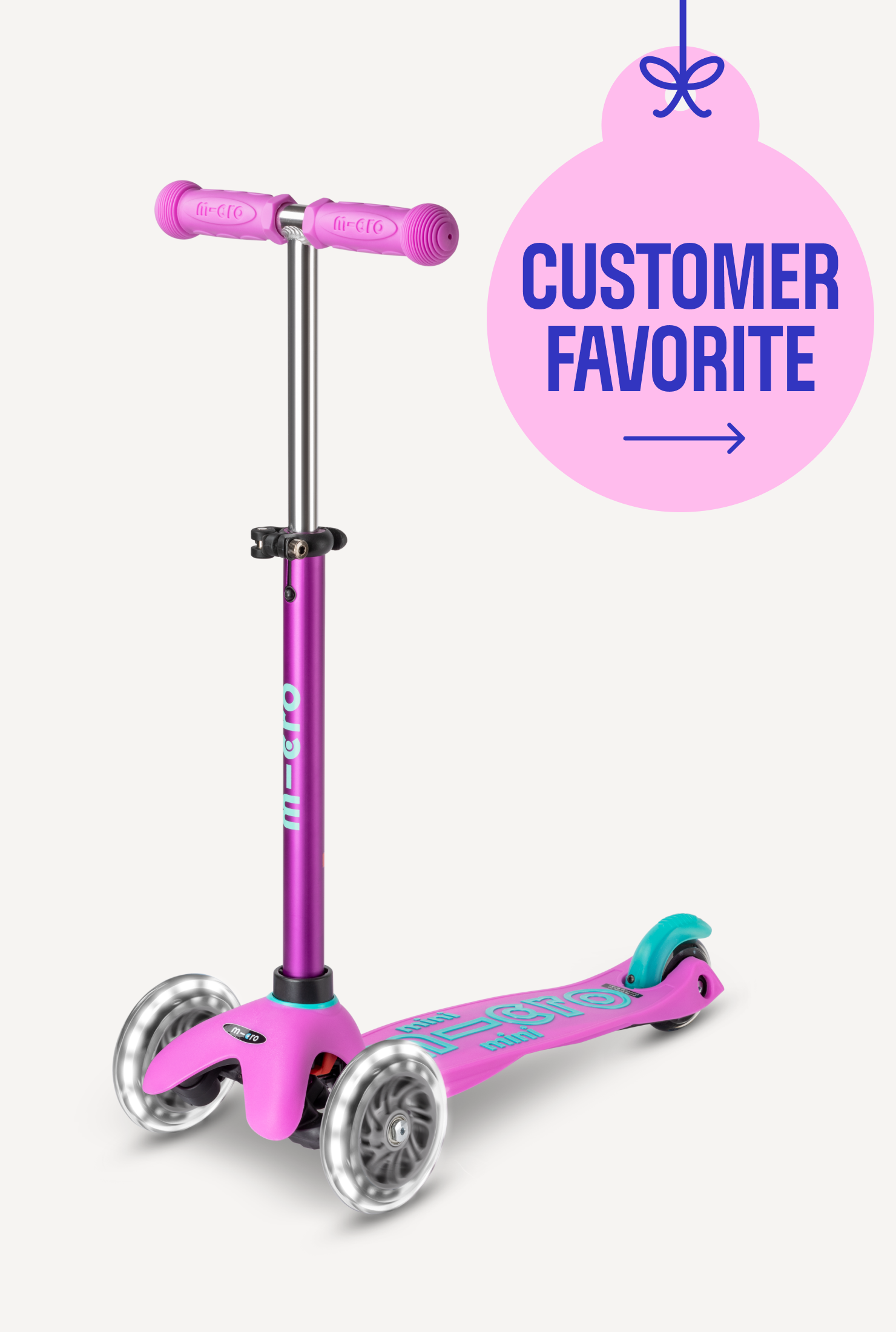 Micro Mini LED Scooter