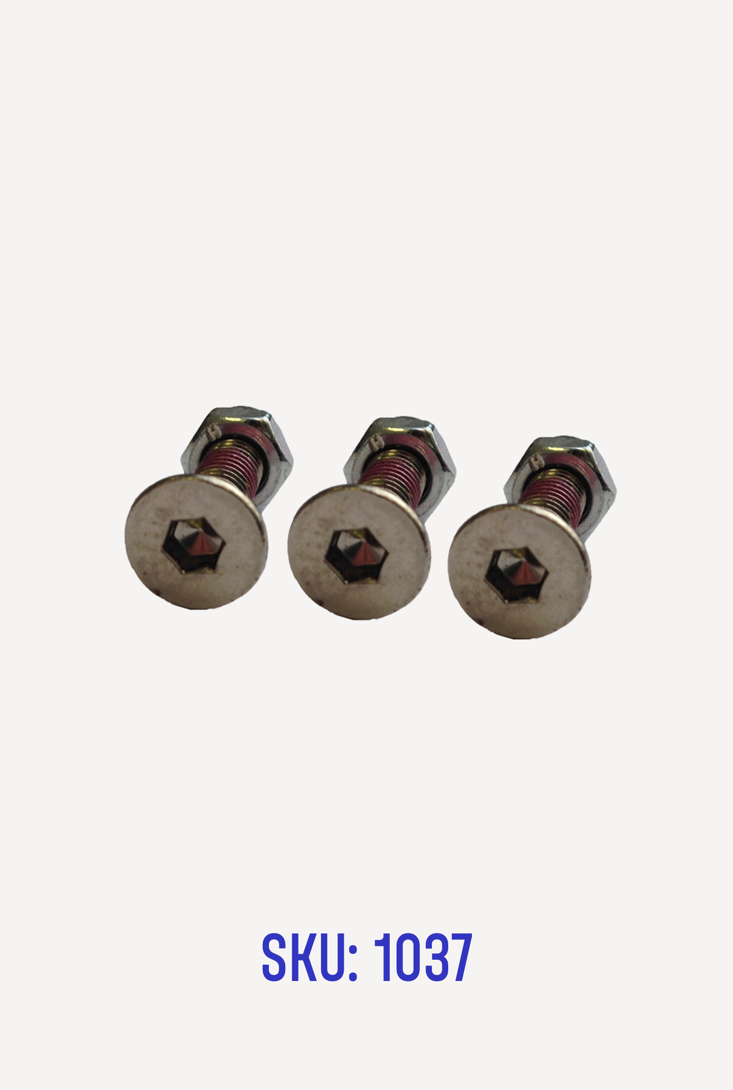 Parts: Board Fixation Screws/Nuts (3) for Kickboard Compact
