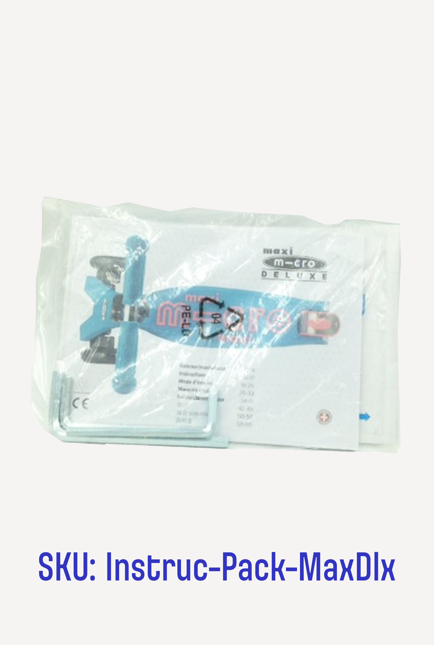 Parts: Maxi Instruction Packet