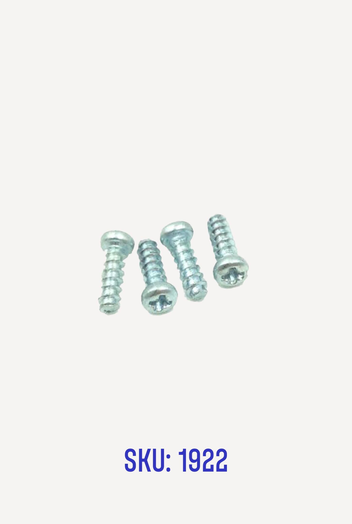 Parts: Screws (4) for Micro Luggage T-bar Holder