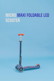 Micro Maxi Foldable LED Scooter