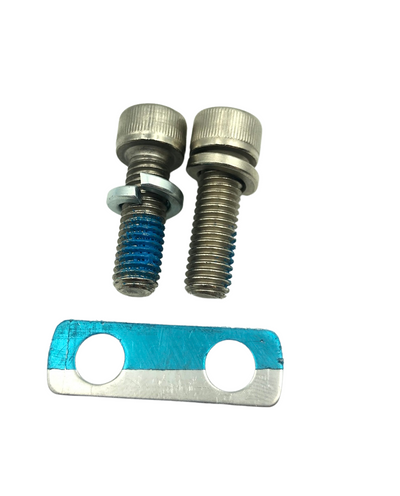 Parts: Plate with Screws & Securing Washers (2) for Adult Kickboard Handlebars product image