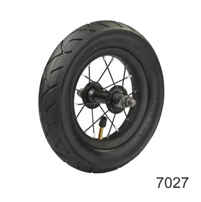 Parts: Complete Wheel for Balance Bike Black (new version) product image