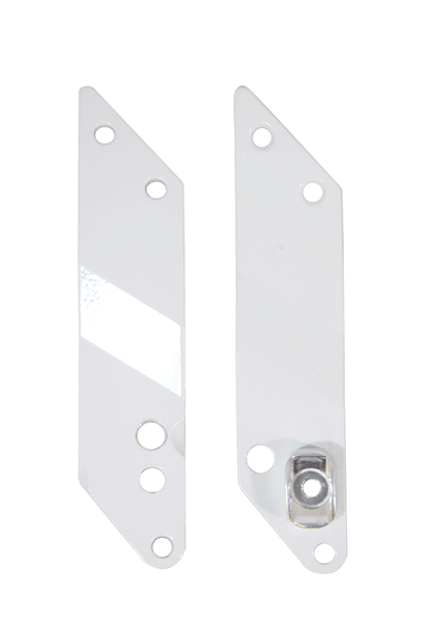 Parts: Holder Plates (2) for Micro Classic (White) product image